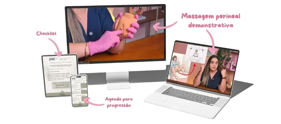 Mockup do curso O Períneo Protegido